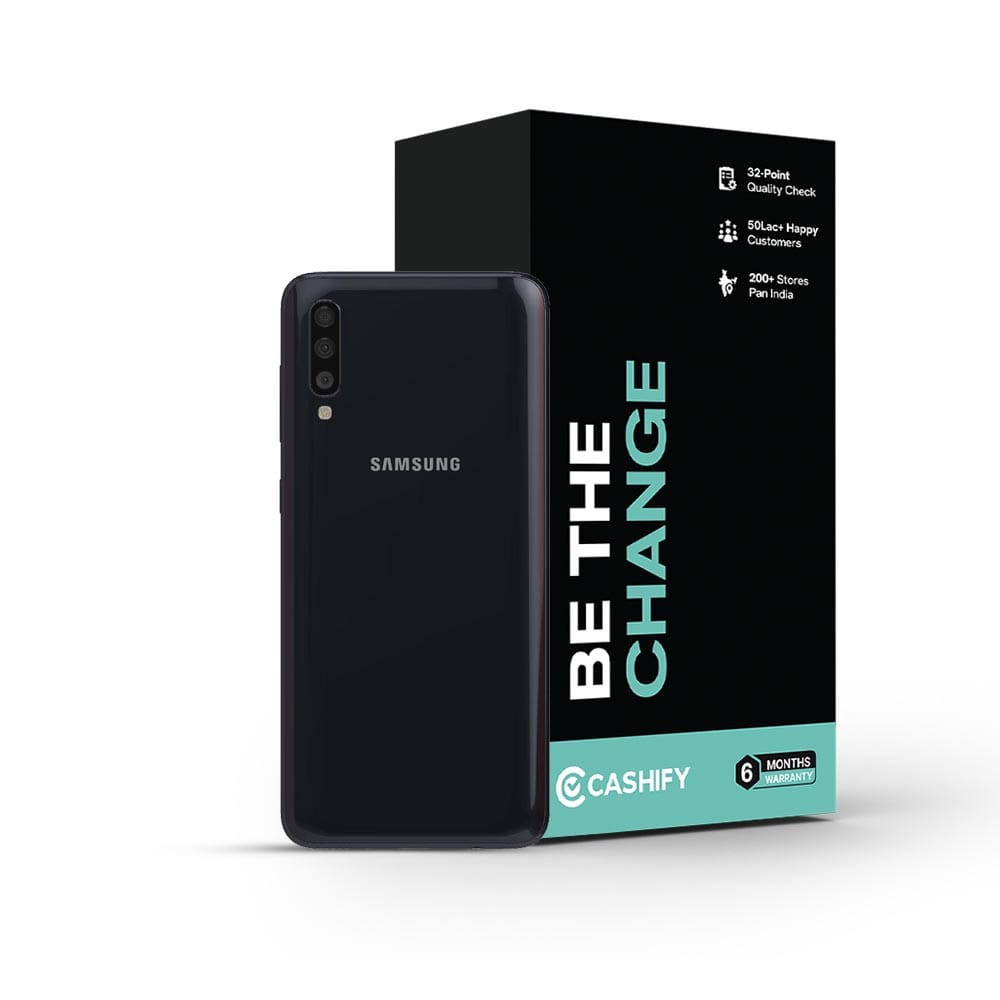 Refurbished Samsung Galaxy A70 Black back Box