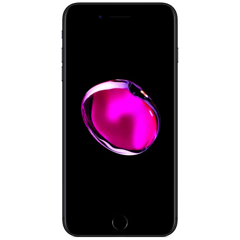 Refurbished Apple iPhone 7 Plus Black Back Front