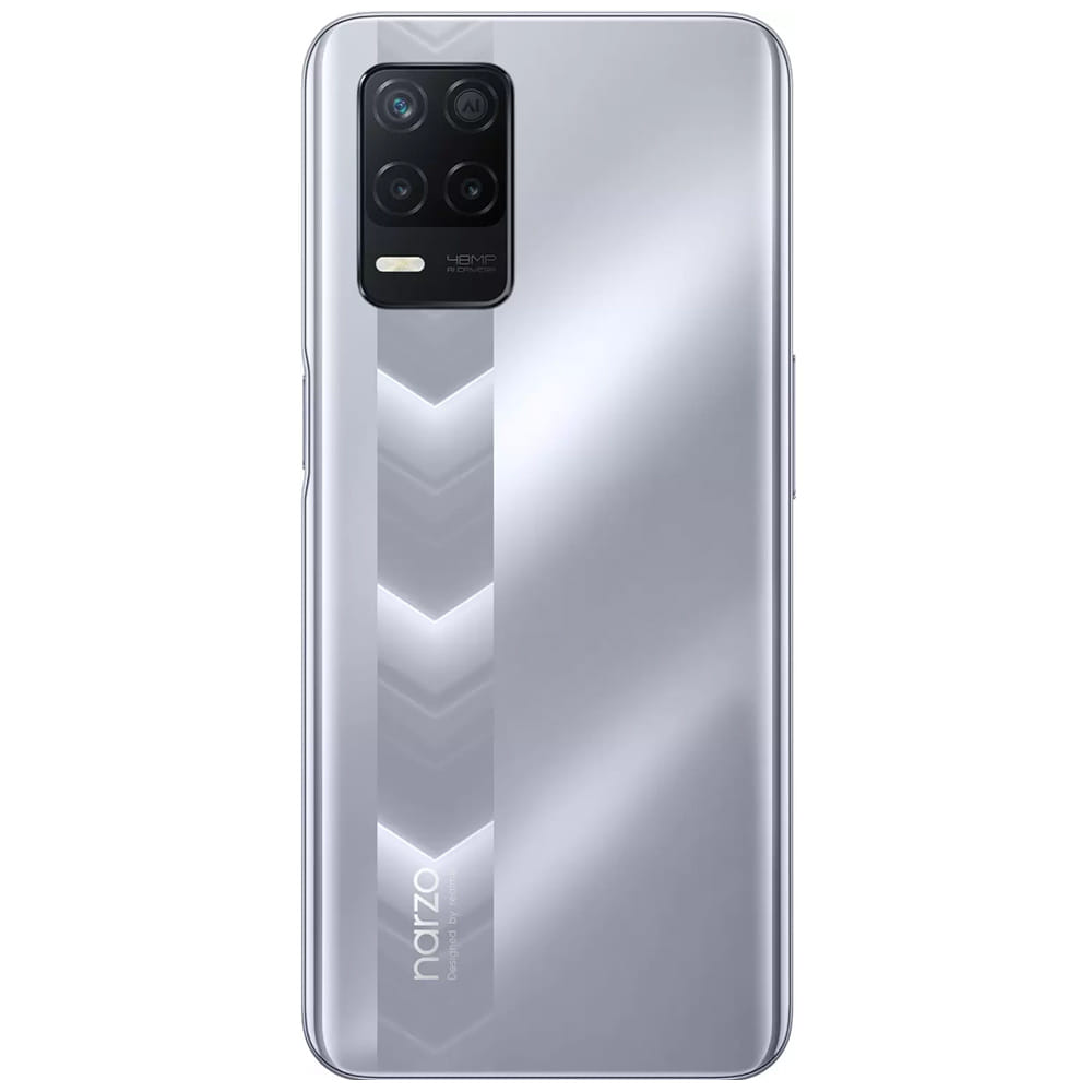 Refurbished Realme Narzo 30 5G Racing Silver Back