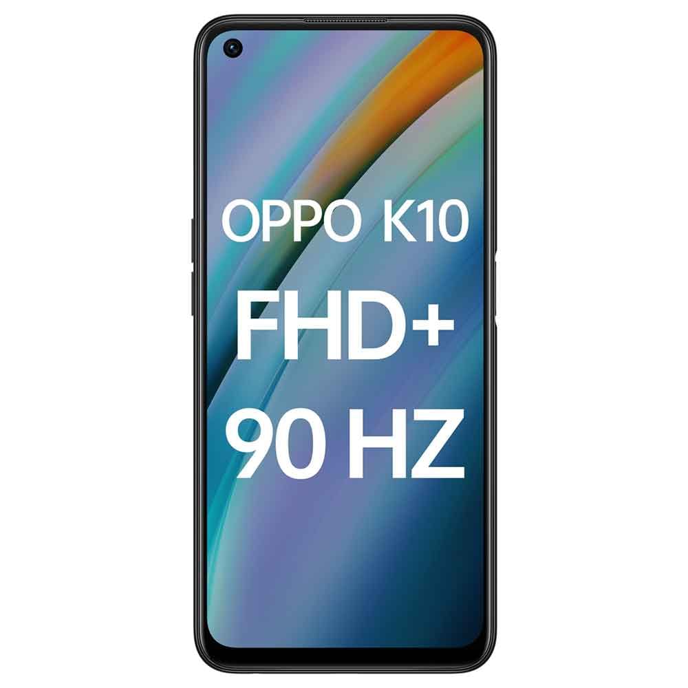 OPPO K10 - Refurbished_Black Carbon_Front_51067