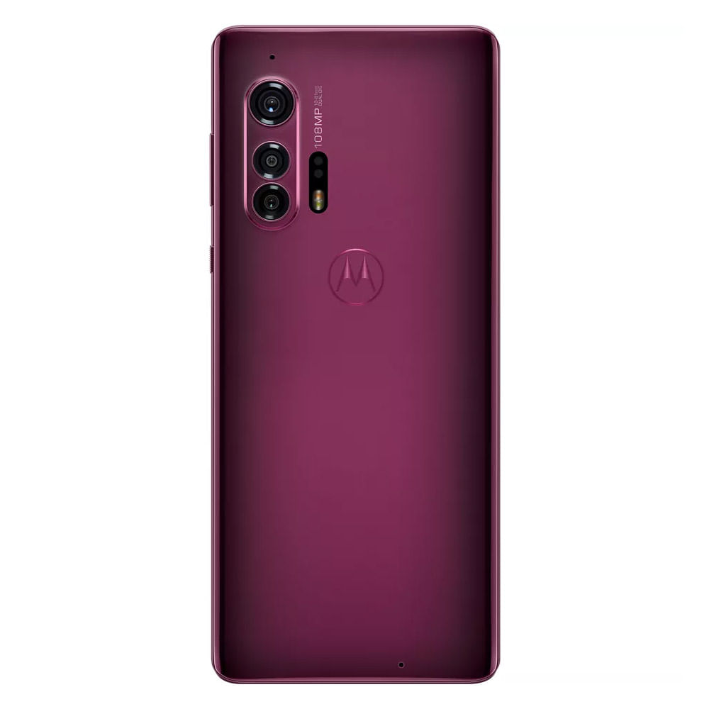 Refurbished Motorola Moto Edge Plus Smoky Sangria Back