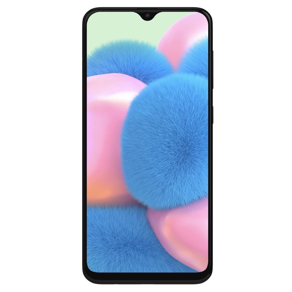 Refurbished Samsung Galaxy A30s black front
