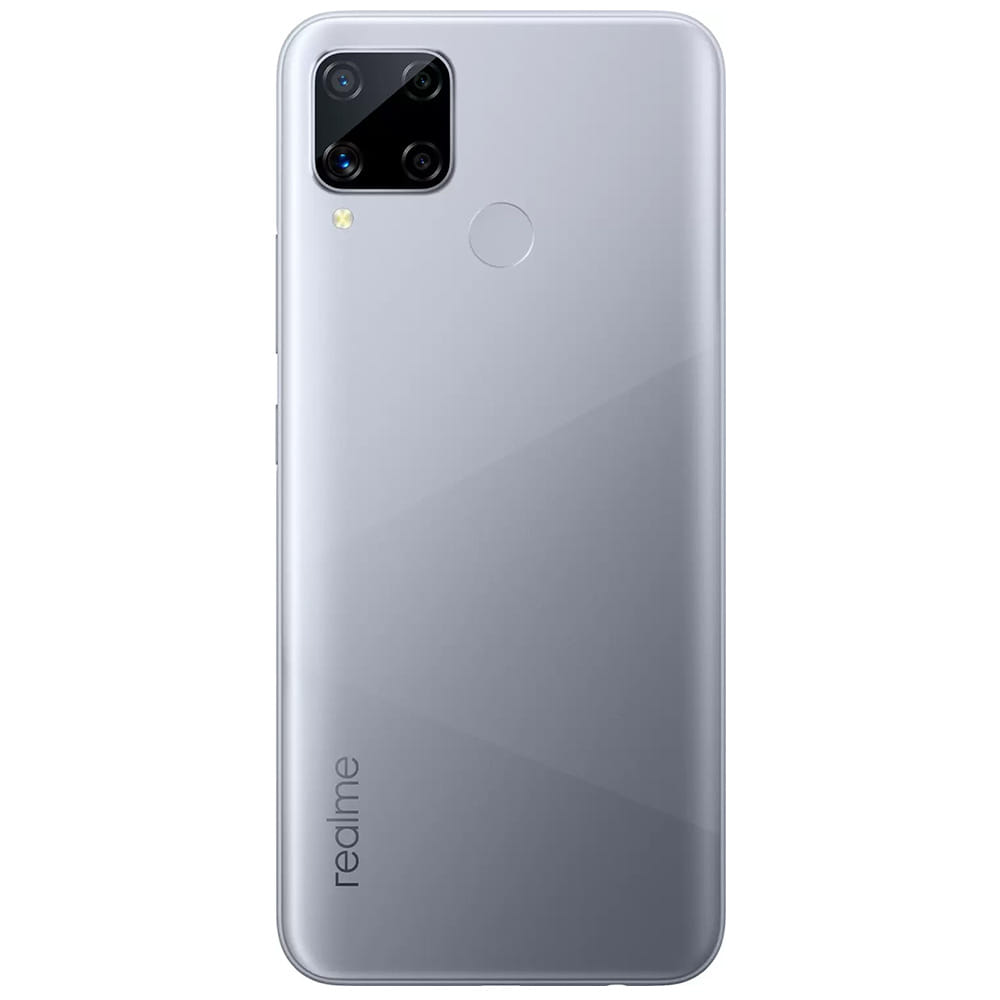 Realme C15 - Refurbished_Power Silver_Back_46260