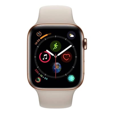 Apple Watch Series (40mm, GPS+Cellular)- Refurbished,Cashify Warranty,  Fair, Gold-Stainless Steel, 40 mm, GPS+Cellular, Pink Sand-Sport Band