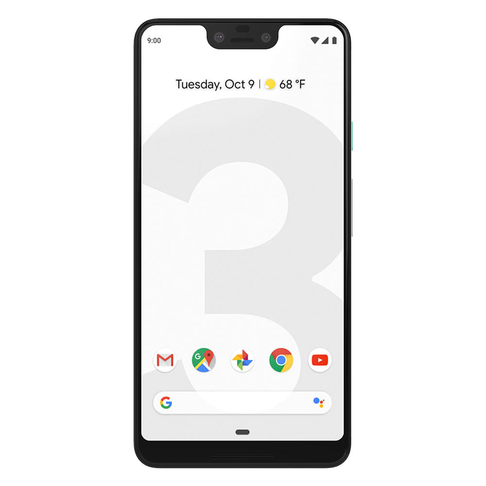 Refurbished Google Pixel 3 XL Clearly White Front