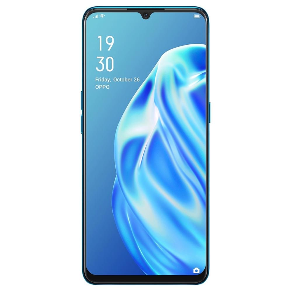 OPPO F15 - Refurbished_Blazing Blue_Front_46770