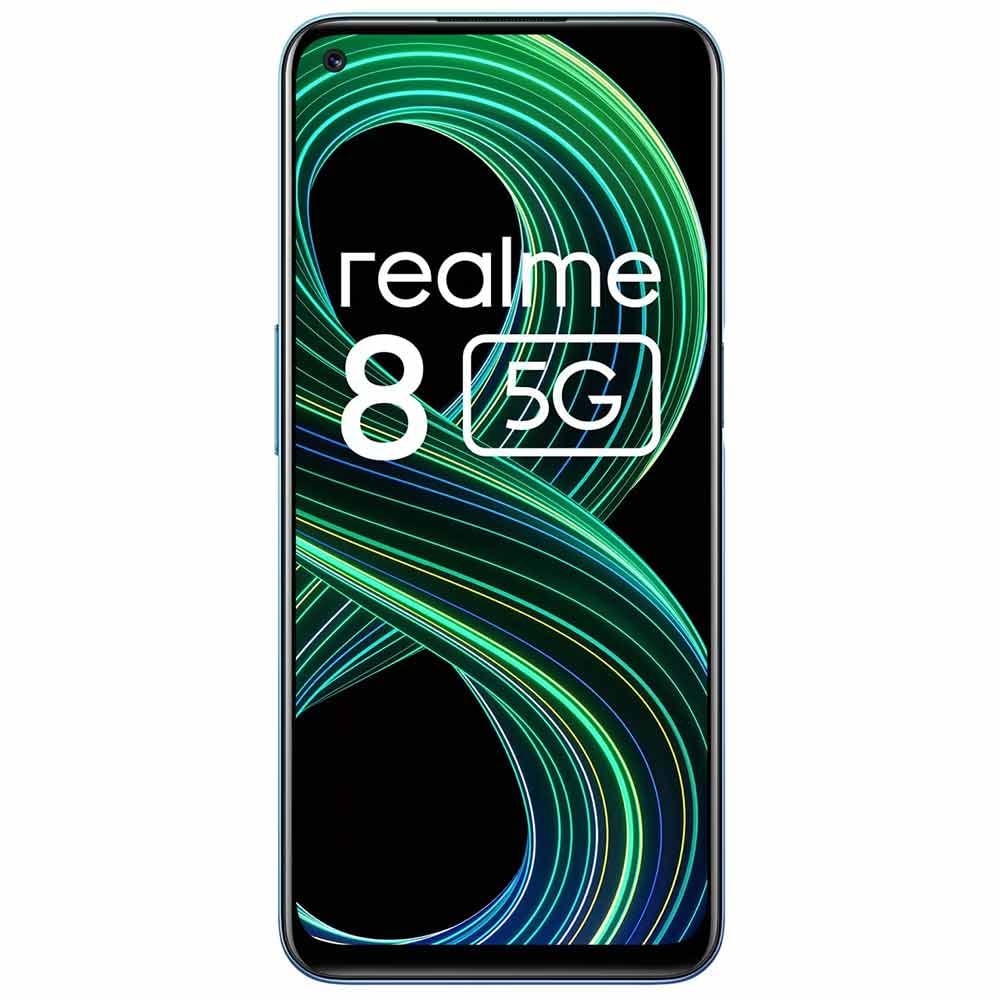 Refurbished Realme 8 5G Supersonic Blue Front
