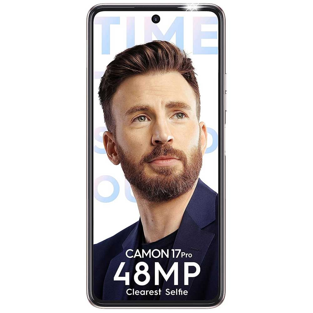 Refurbished Tecno Camon 17 Pro Arctic Down front