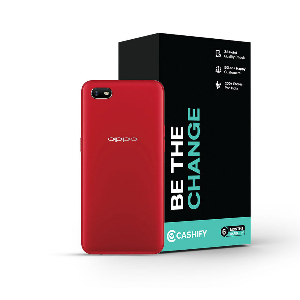 Refurbished OPPO A1K Red Back Box