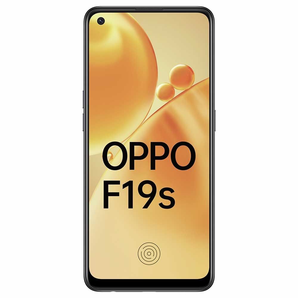 OPPO F19s - Refurbished_Glowing Black_Front_59074