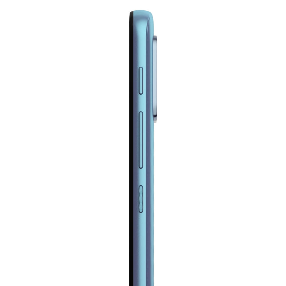 Refurbished Motorola Moto G10 Power Breeze Blue Right Side
