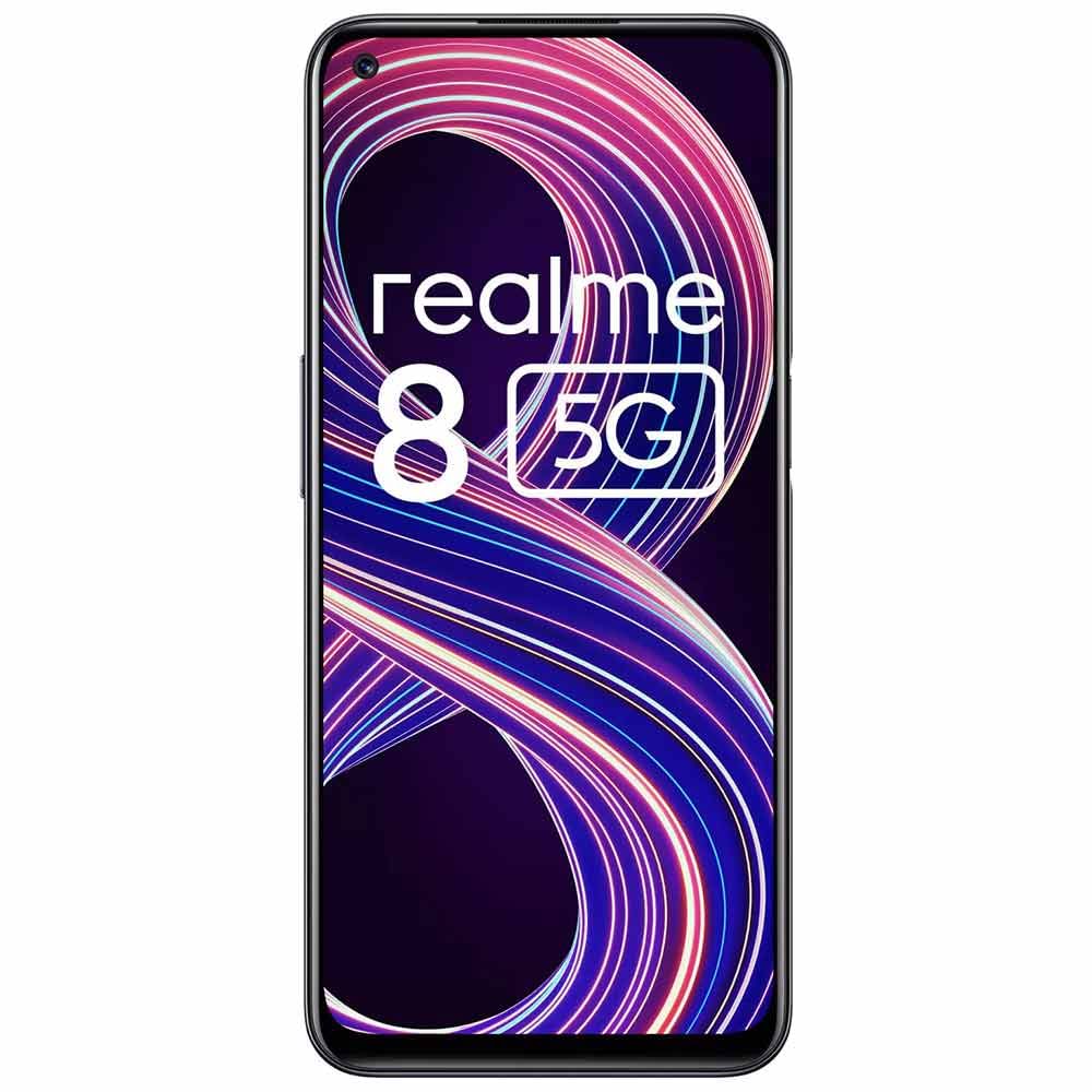 Refurbished Realme 8 5G Supersonic Black Front