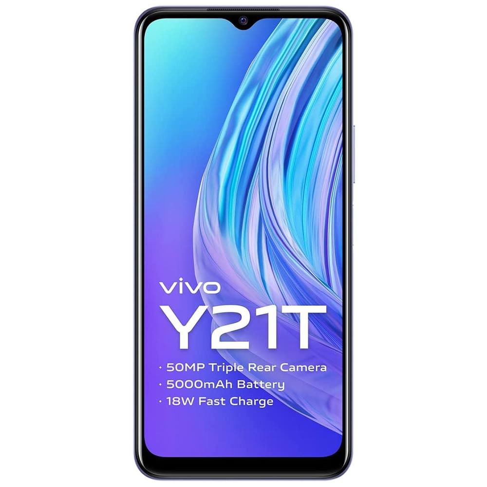 Refurbished Vivo Y21T Pearl White front