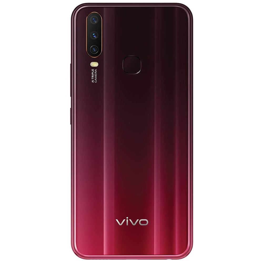 Refurbished Vivo Y12 Burgundy Red Back