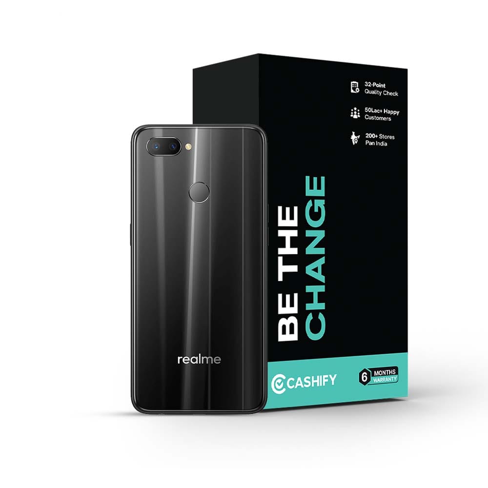 Refurbished Realme U1 Ambitious Black Back Box