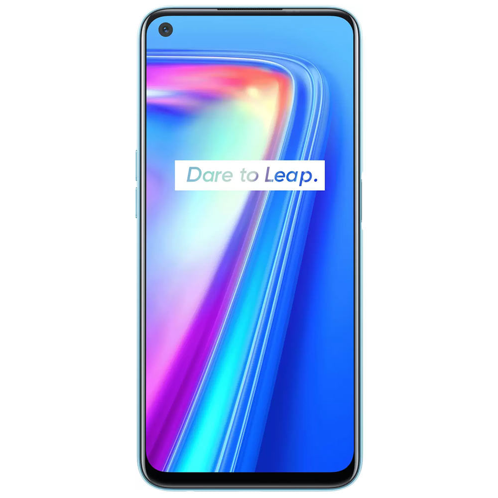 Refurbished Realme 7 Mist White Front