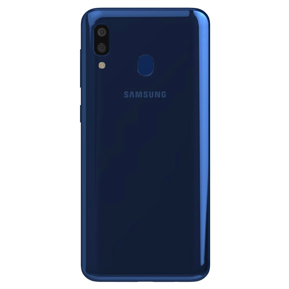 Refurbished Samsung Galaxy A20 Deep Blue Back