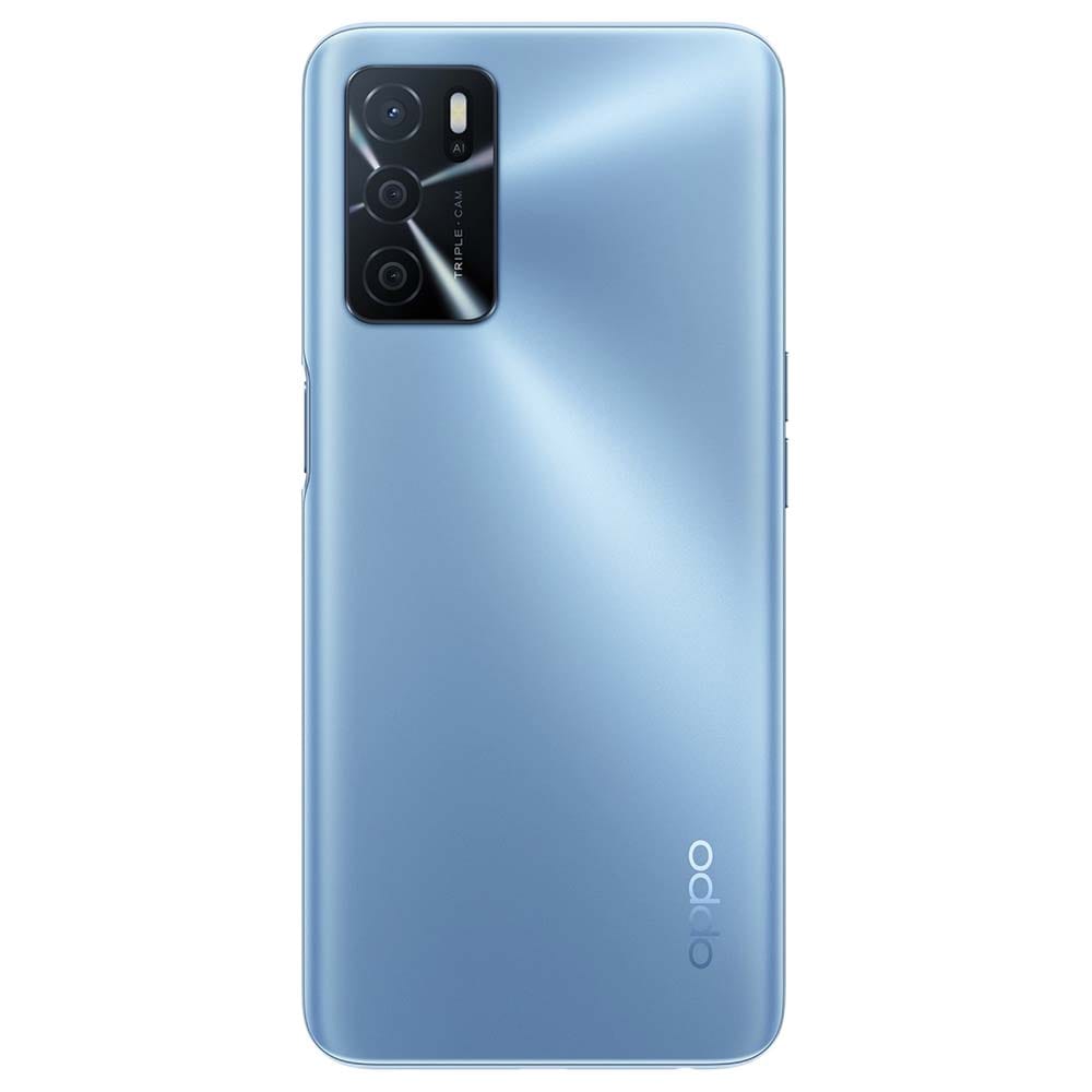 Refurbished OPPO A16 Pearl Blue Back