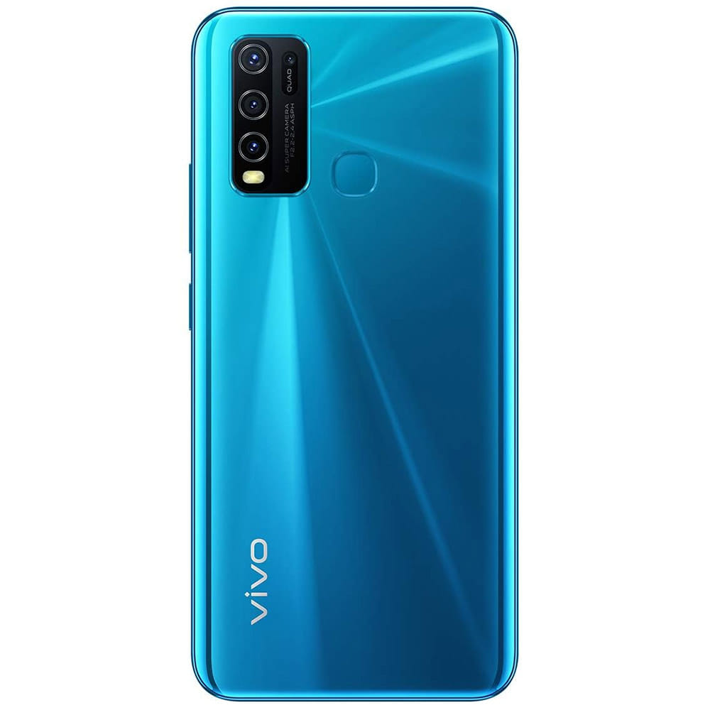 Refurbished Vivo Y30 Dazzle Blue back