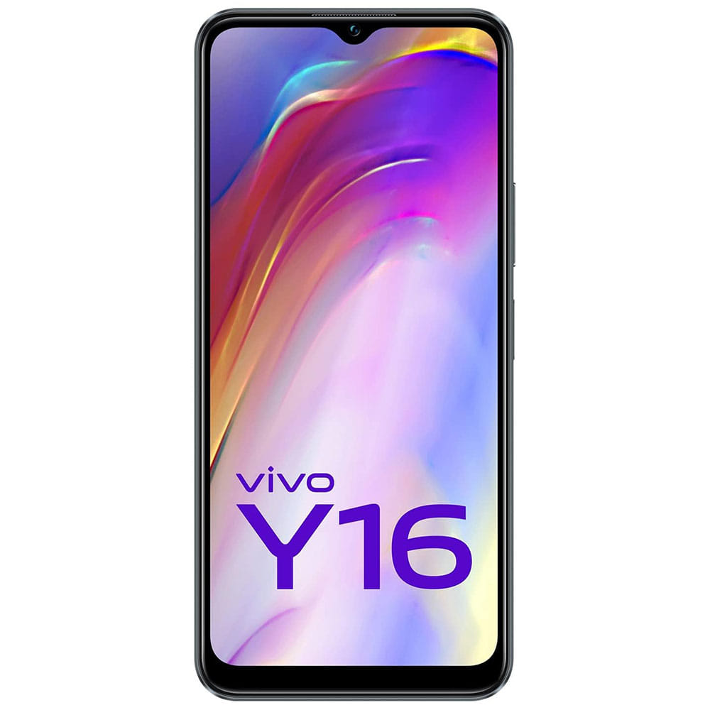 Refurbished Vivo Y16 Stellar Black front