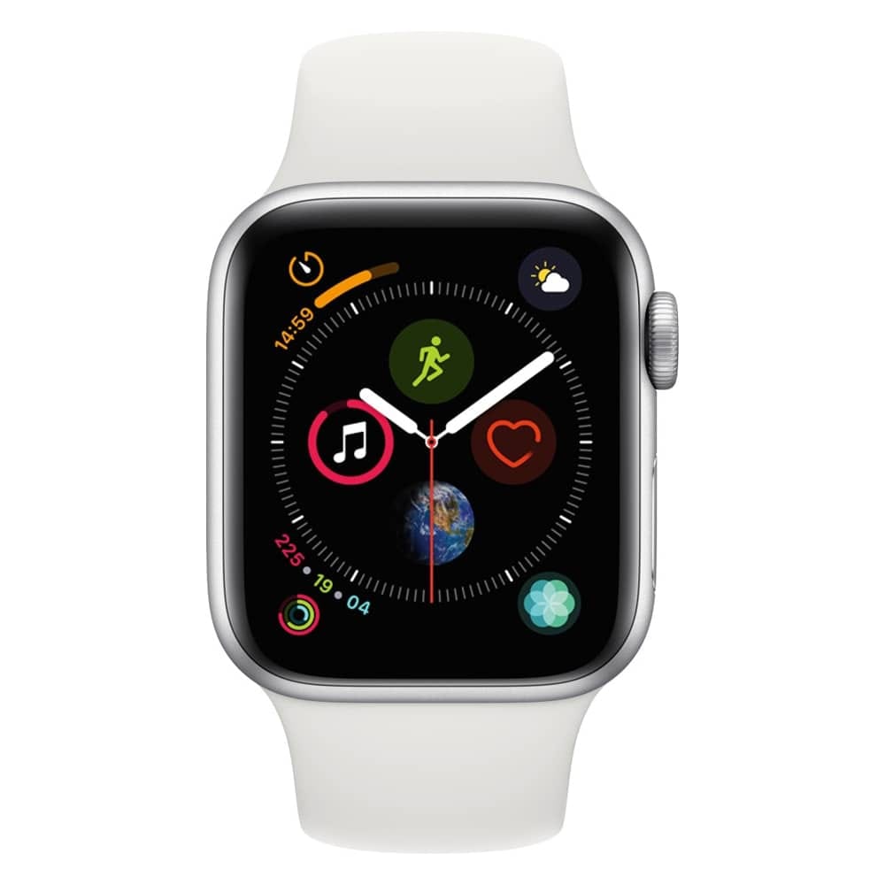 Apple Watch Series 4 (40mm, GPS+Cellular)- Refurbished Silver Aluminum
