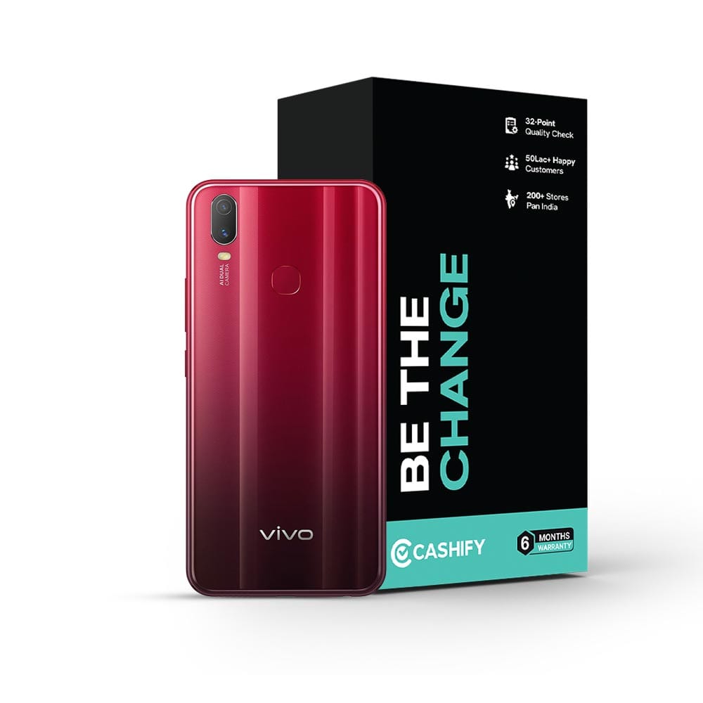 Vivo Y11 2019 - Refurbished_Agate Red_Phone With Box_48912