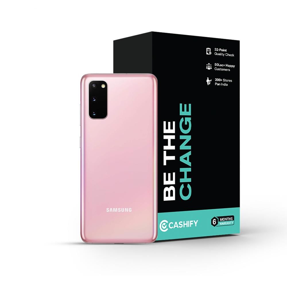 Samsung Galaxy S20 - Refurbished_Cloud Pink_Phone With Box_49166