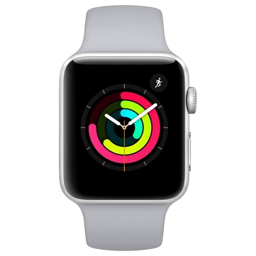 Apple Watch Series 3 (42mm, GPS Only)- Refurbished- Silver Aluminum