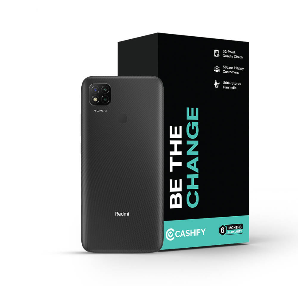 Xiaomi Redmi 9 - Refurbished_Carbon Black_Phone With Box_57504