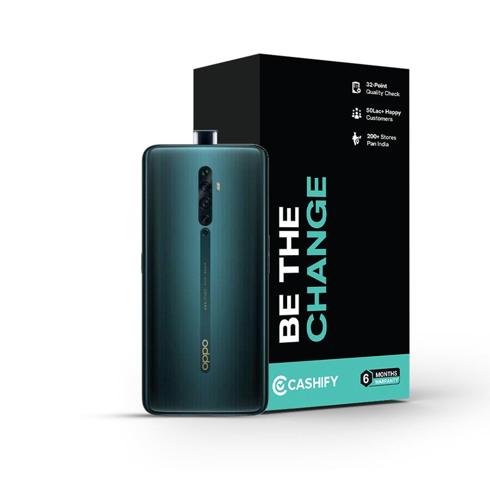 Refurbished OPPO Reno2 F Lake Green Back Box