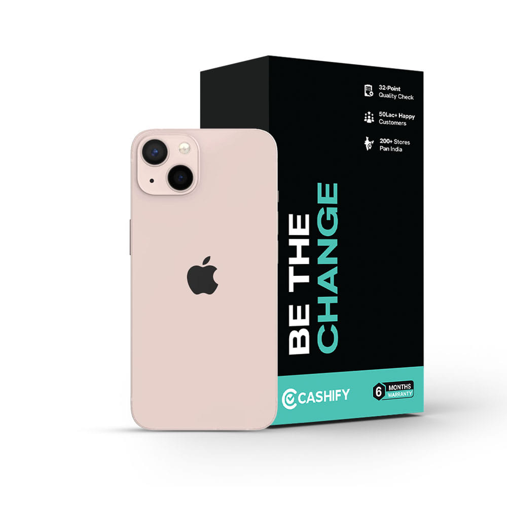 Refurbished Apple iPhone 13 Pink Back Box