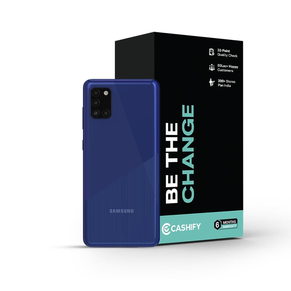 Samsung Galaxy A31 - Refurbished_Prism Crush Blue_Phone With Box_49973