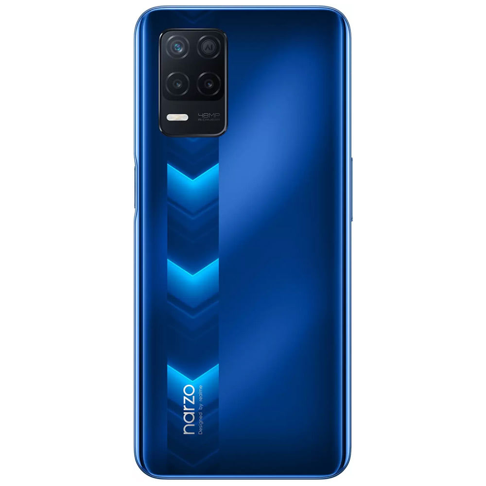 Refurbished Realme Narzo 30 5G Racing Blue Back