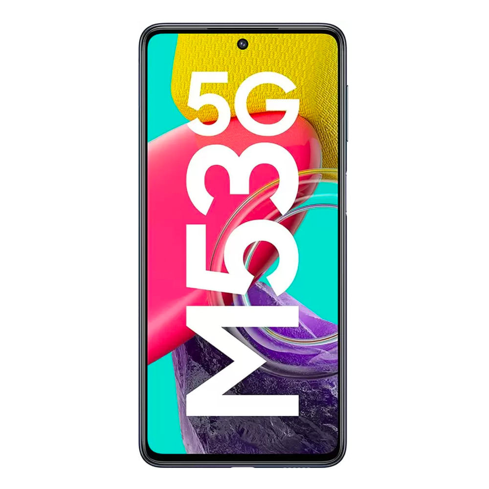 Samsung Galaxy M53 5G - Refurbished_Deep Ocean Blue_Front_47405