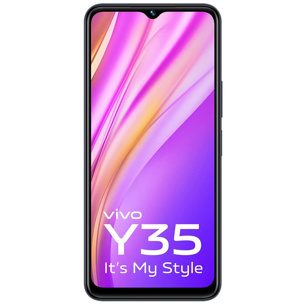 Refurbished Vivo Y35 Agate Black front