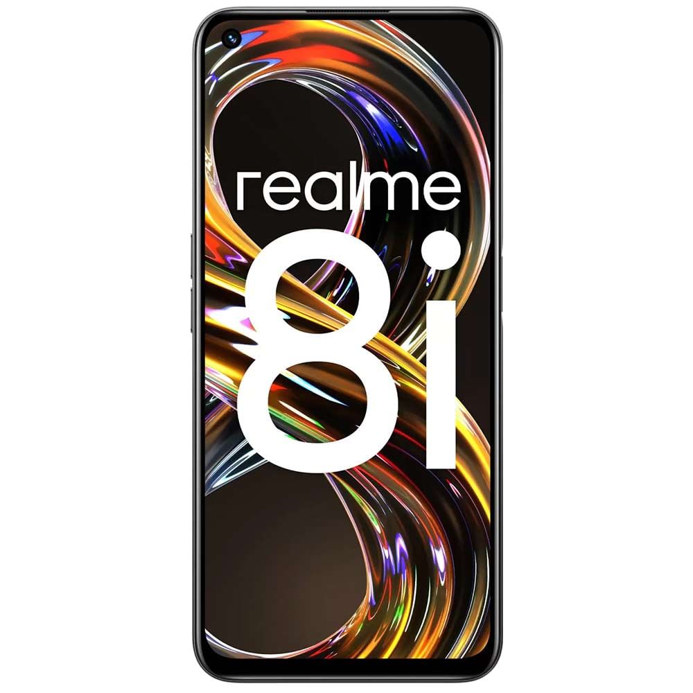 Refurbished Realme 8i Space Black Front