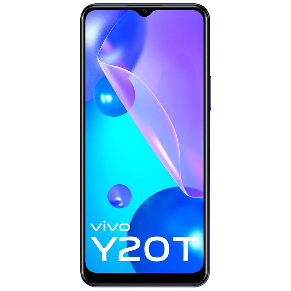 Refurbished Vivo Y20T Obsidian Black front