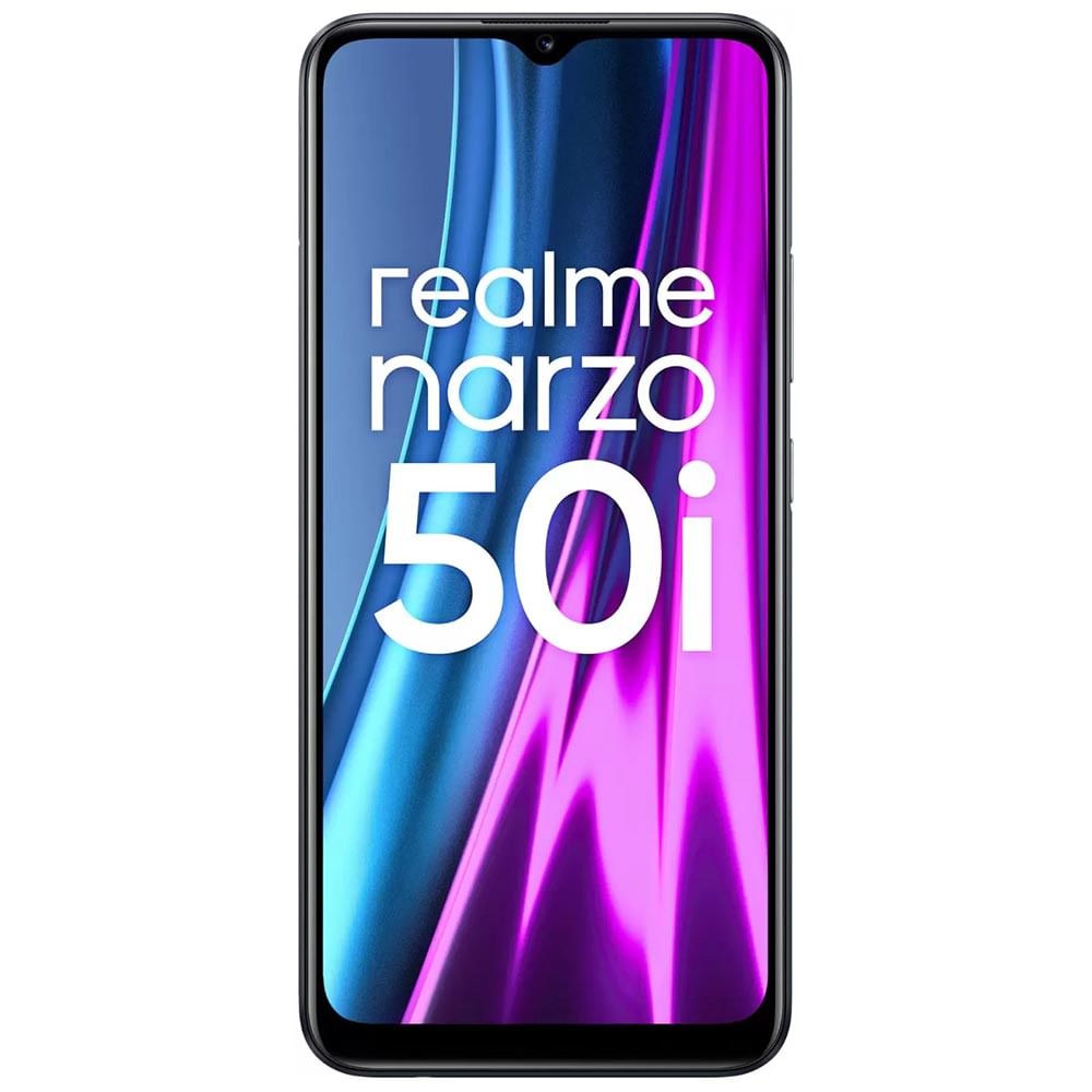 Refurbished Realme Narzo 50i Carbon Black Front