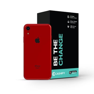 Apple iPhone XR Refurbished,Cashify Warranty, Fair, GB 128 GB, Yellow