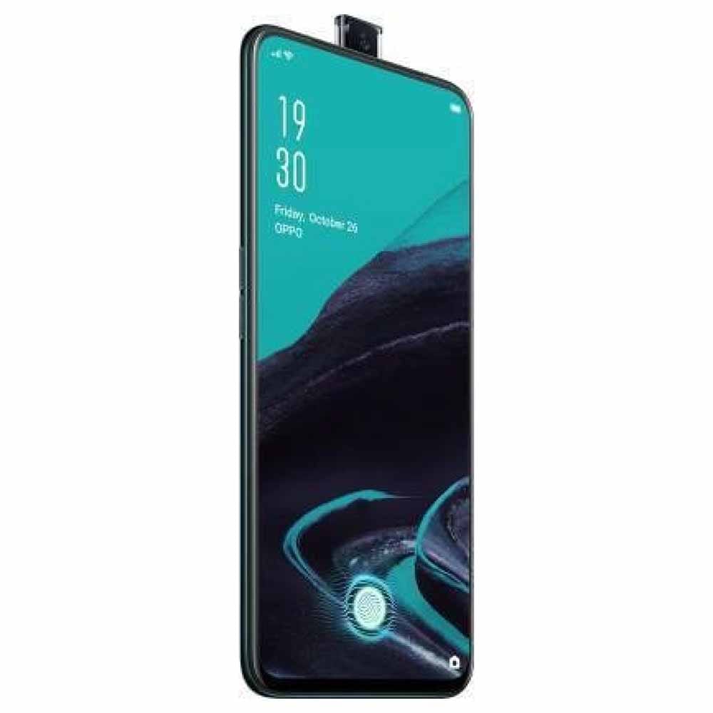 Refurbished OPPO Reno2 F Lake Green Left Side