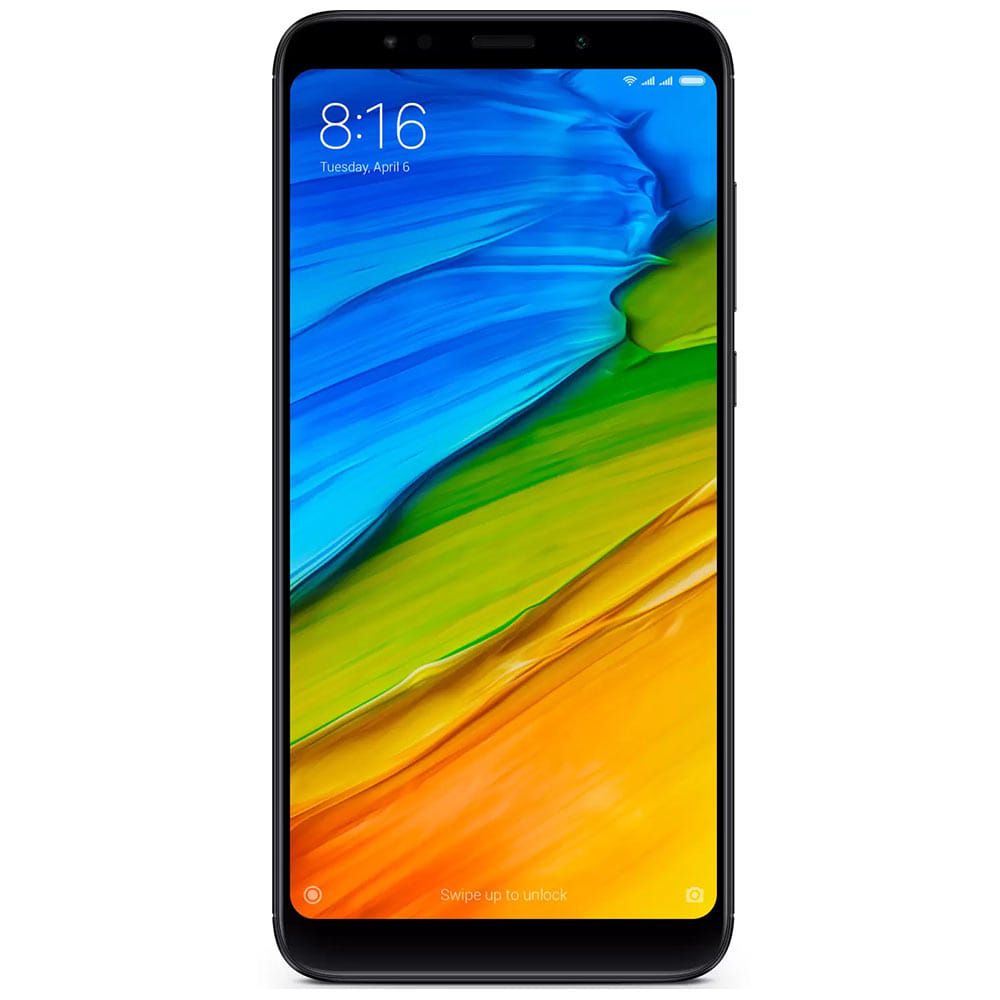 Refurbished Xiaomi Redmi Note 5 Pro Black Front