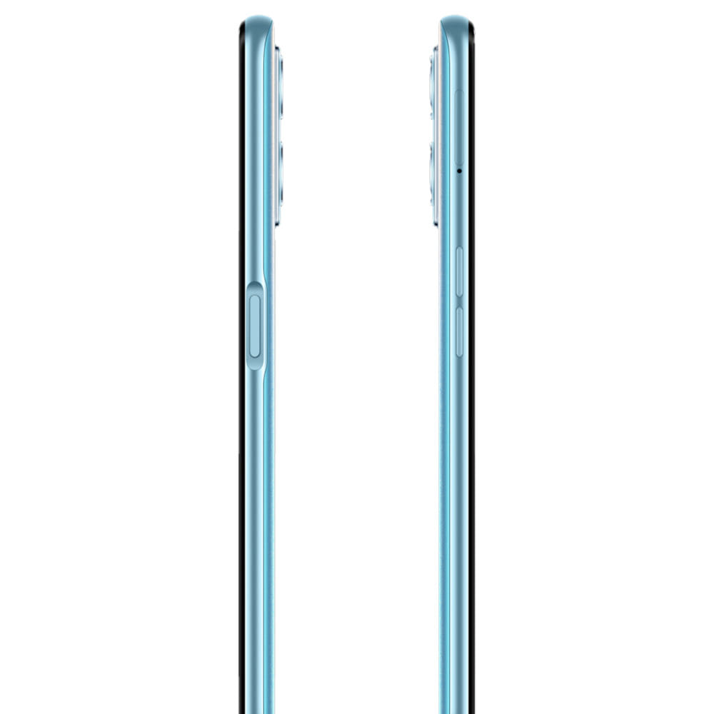 Refurbished OPPO A96 Sunset Blue Right Side