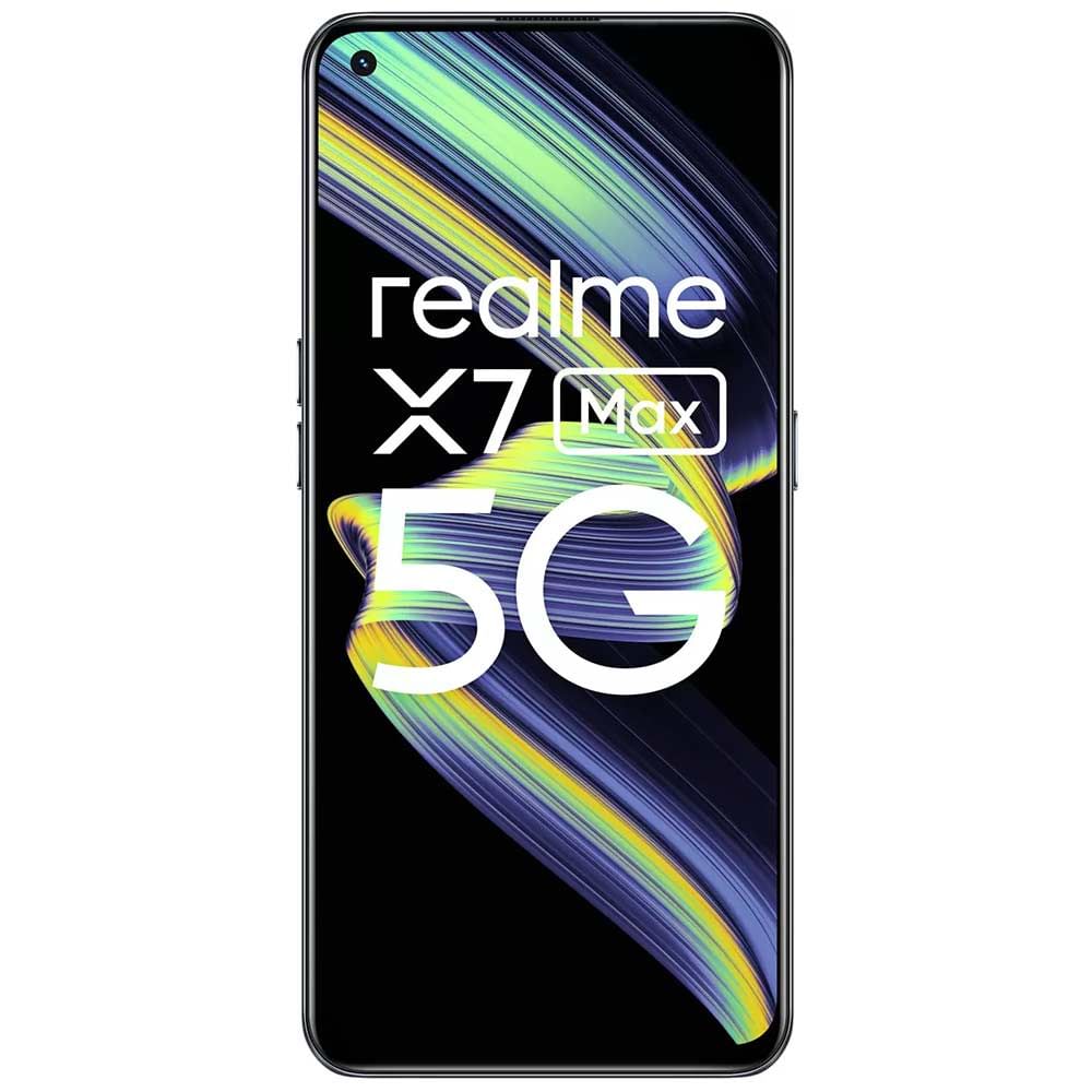 Realme X7 Max 5G - Refurbished_Asteroid Black_Front_46358