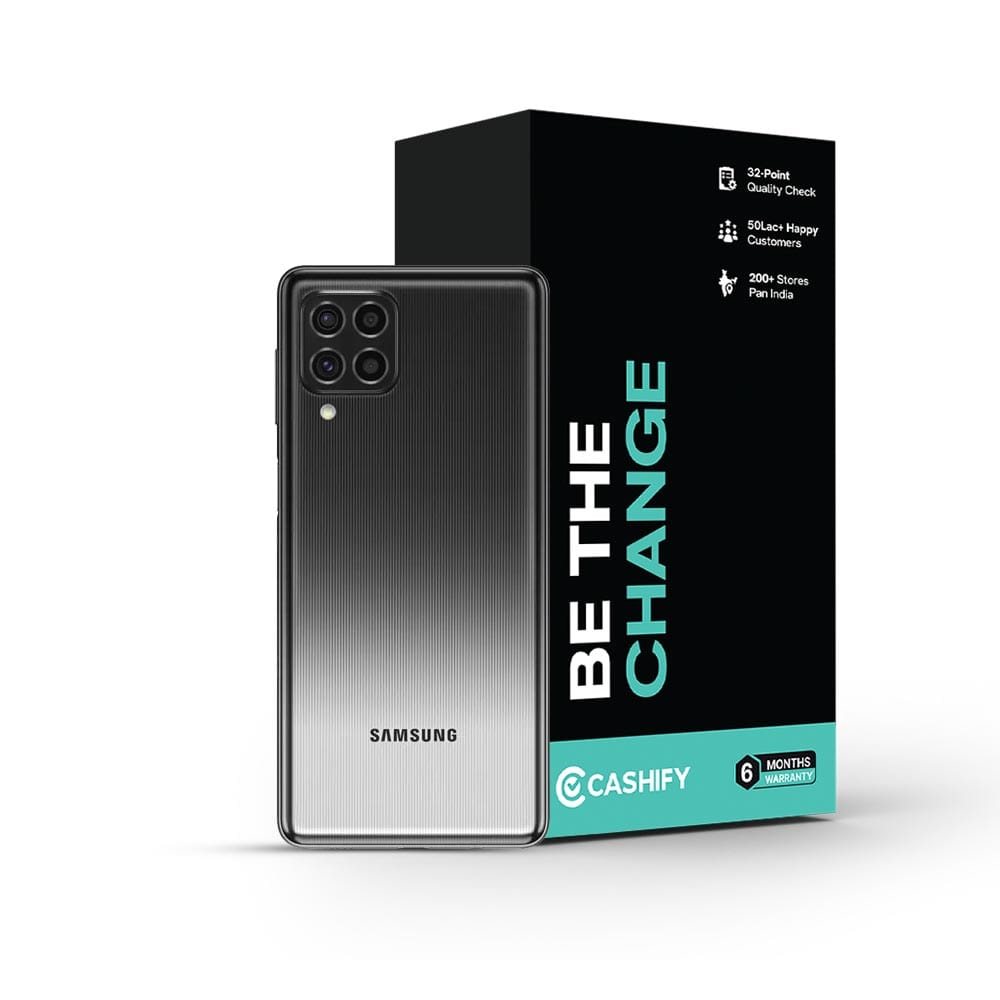 Samsung Galaxy F62 - Refurbished_Laser Grey_Phone With Box_47359