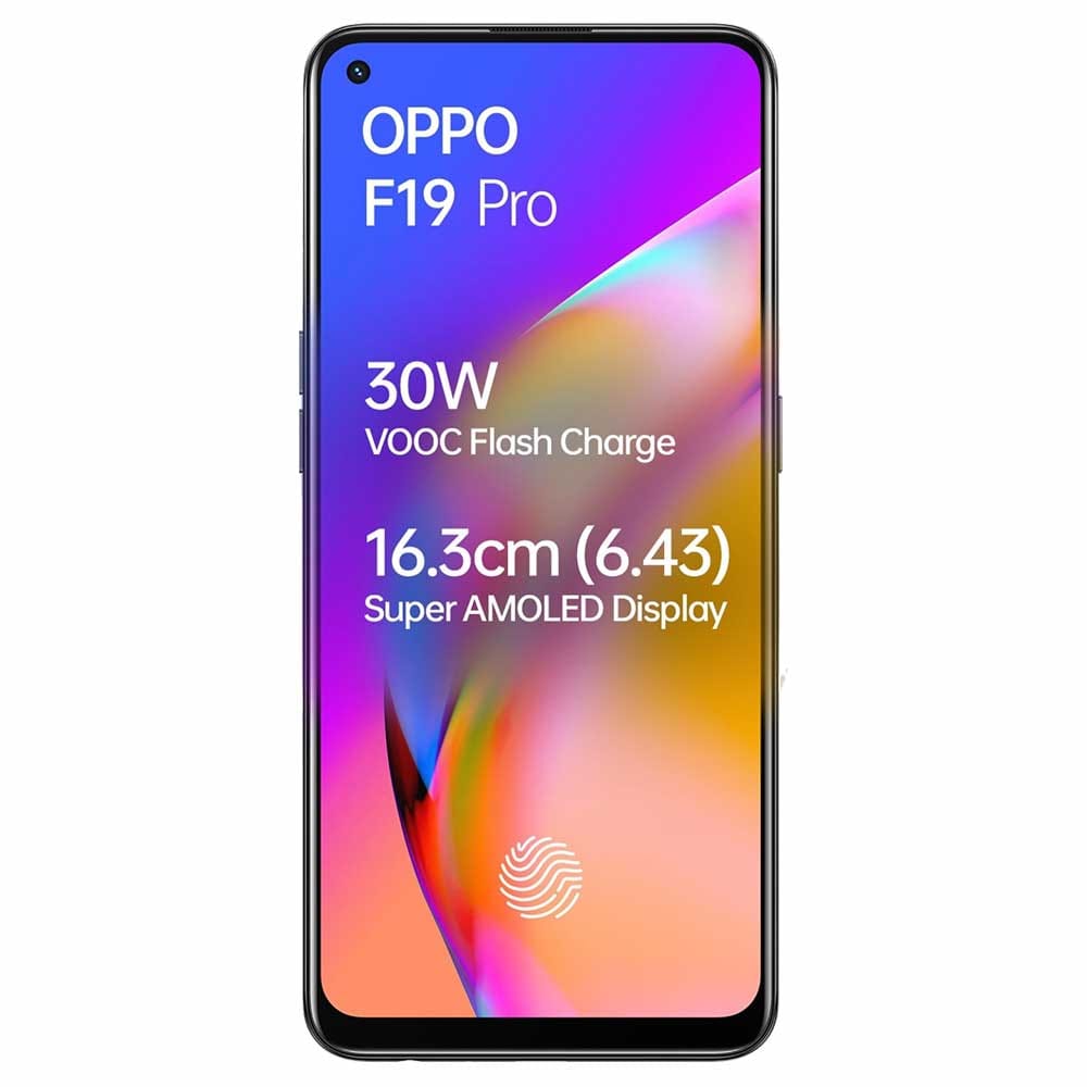 Oppo F19 Pro - Refurbished_Crystal Silver_Front_59042