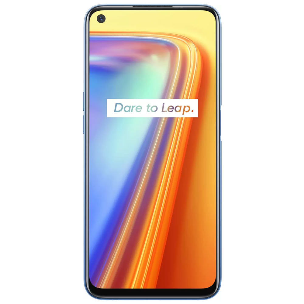 Refurbished Realme 7 Mist Blue Front