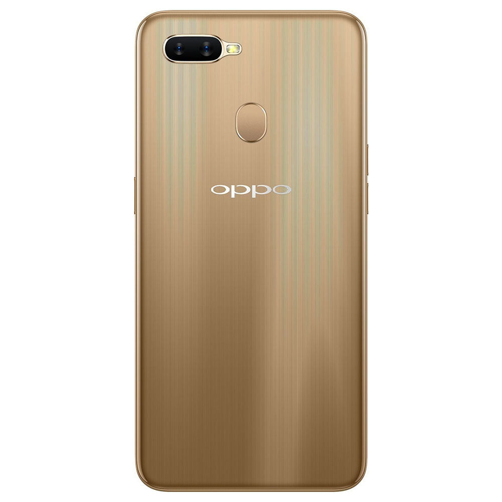 Refurbished OPPO A5s gold back