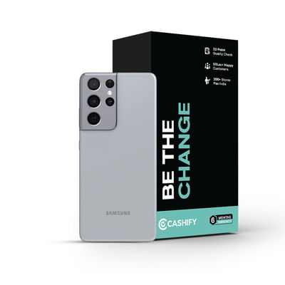 Samsung Galaxy S21 Ultra 5G Refurbished,Cashify Warranty, Fair, 12 GB  128 GB, Phantom Silver