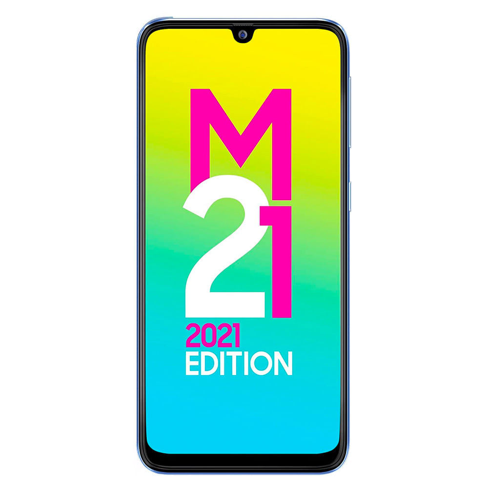 Refurbished Samsung Galaxy M21 2021 Edition Arctic Blue front
