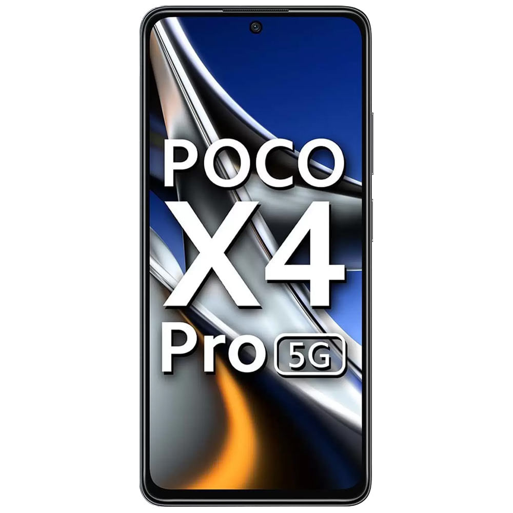 Refurbished POCO X4 Pro 5G laser black front